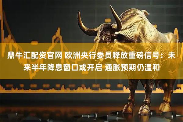 鼎牛汇配资官网 欧洲央行委员释放重磅信号：未来半年降息窗口或开启 通胀预期仍温和